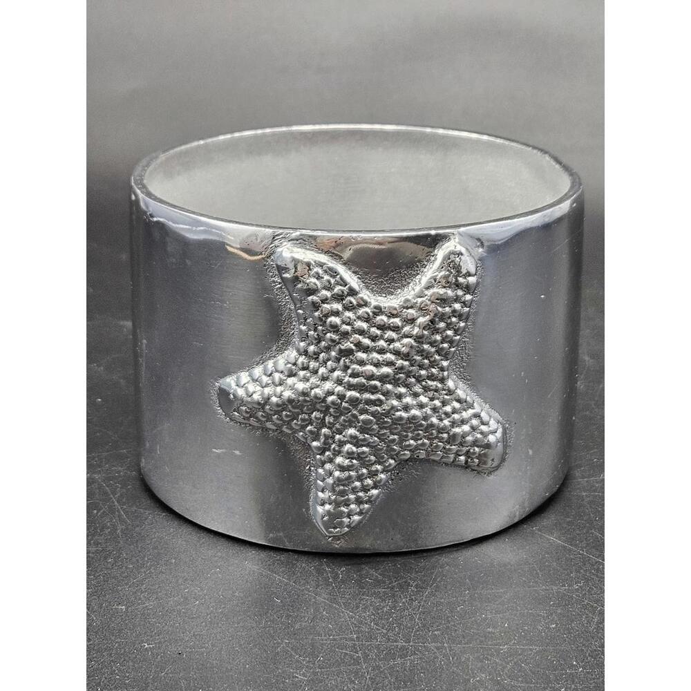 Mariposa Brillante Starfish Wine Bottle Coaster Aluminum Mexico Nautical - Picture 3 of 13